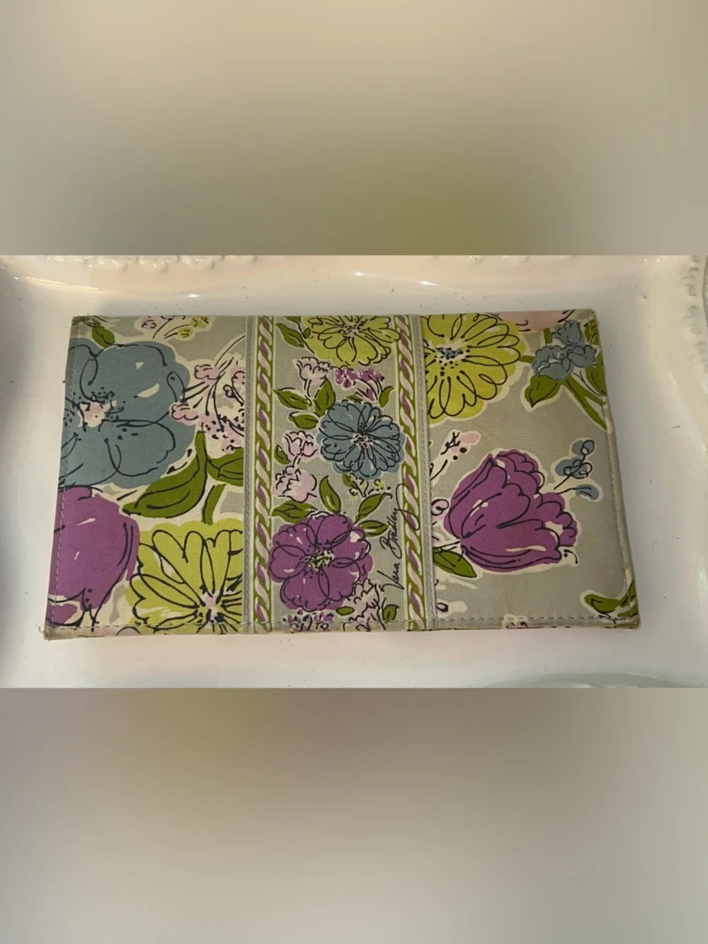 Vera Bradley travel wallet organizer in Watercolor floral pattern